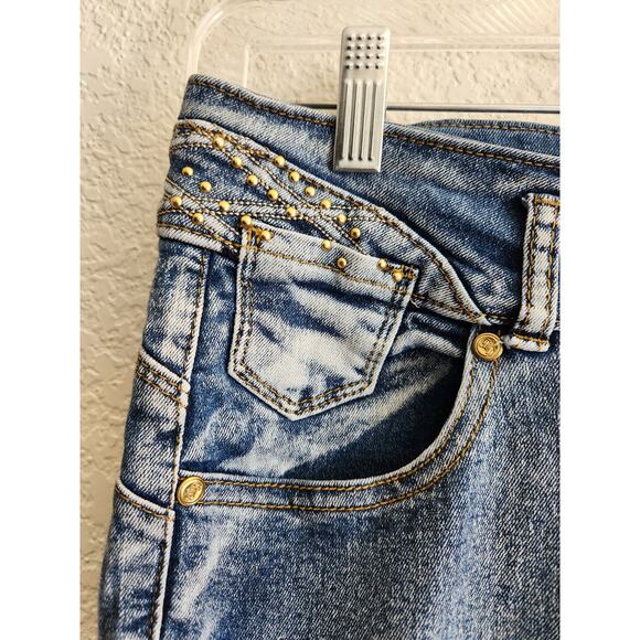 Classic Blue Sexy LightWash Straight Leg Denim Jeans 11 - Picture 7 of 11